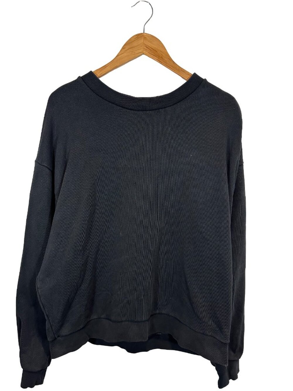 Magnus Ronning Brand Blank Black Crewneck Sweatshirt Size XL